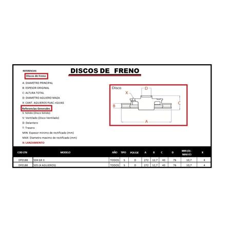 DISCO DE FRENO 504 GR II  505