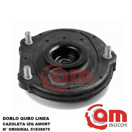 CAZOLETA DE AMORTIGUADOR IZQUIERDA DOBLO QUBO LINEA