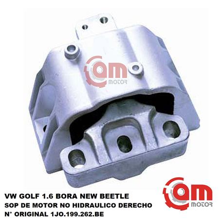 SOPORTE DE MOTOR  NO HIDRAULICO LADO DERECHO GOLF 1.6 BORA NEW BEETLE