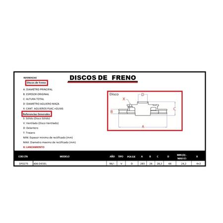 DISCO DE FRENO 406