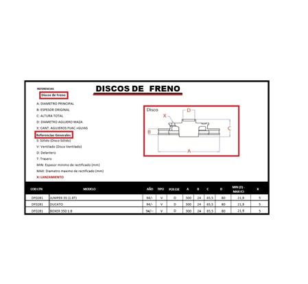 DISCO DE FRENO DUCATO