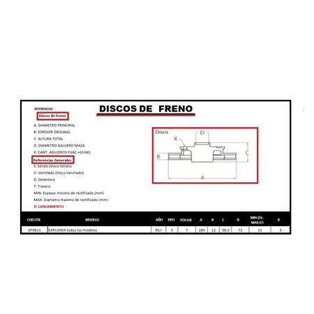 DISCO DE FRENO EXPLORER
