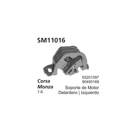 SOPORTE DE MOTOR DELANTERO IZQUIERDO CORSA MONZA 1.6