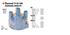 TAPA DISTRIBUIDOR ARGELITE 504 505 DUNA UNO R-9 R-11 TRAFIC