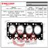 JUNTA TAPA CILINDRO FIESTA KA ENDURA OHV HCS 1.3  NO RETORQUE