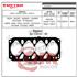 JUNTA TAPA CILINDRO FIESTA ESCORT MONDEO COURIER 1.8 D/ TD ENDURA 4 MUESCAS 1,52 MM