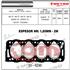 JUNTA TAPA CILINDRO P306 P405 P406 P806 1.9 TDI 8V XUD9 TE TF  2 MUESCAS 1.60 MM