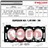 JUNTA TAPA CILINDRO 206 207 306 307 406 PARTNER 2.0 HDI DW10TD 3 MUESCAS 1,40 MM